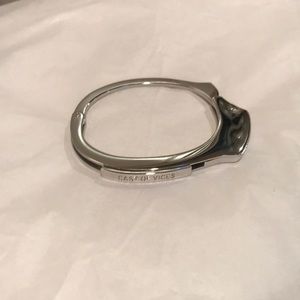 Cast of Vices silver plated handcuff bracelet